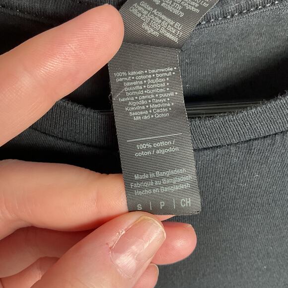 Starbucks Womens American Sign Language ASL Short Sleeve Logo Tee Small Black - Picture 8 of 11